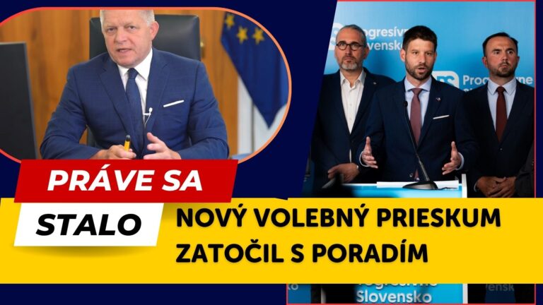 PRIESKUM. Progresívci TRHAJÚ REBRÍČKY: Po hlasovaní o ústave prišiel VEĽKÝ ZVRAT!