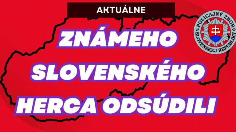 Známy slovenský HEREC odsúdený za BRUTÁLNE umsrtenie partnera! Takýto TREST dostal