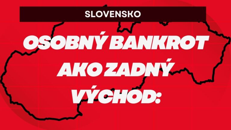 Beztrestné oddlženie? Prečo sa Slovákov oplatí zobrať bankrot viac než splácať