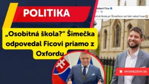 FICO VYBUCHOL: „Osobitná škola asi nebola hoax,“ odkázal Šimečkovi. Ten MU HNEĎ odpovedaľ 2 vetami