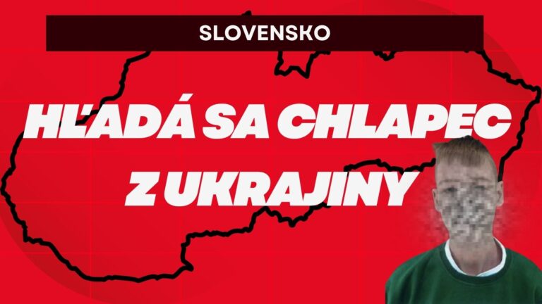 ZMIZOL UKRAJINSKÝ CHLAPEC (14)! Polícia pátra po Hrihoriiho, ktorý sa stratil bez stopy!