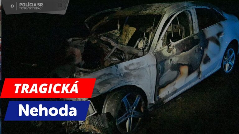 TRAGÉDIA PRI HLOHOVCI! Auto vyletelo z cesty a vzbĺklo: Vodič nemal šancu prežiť