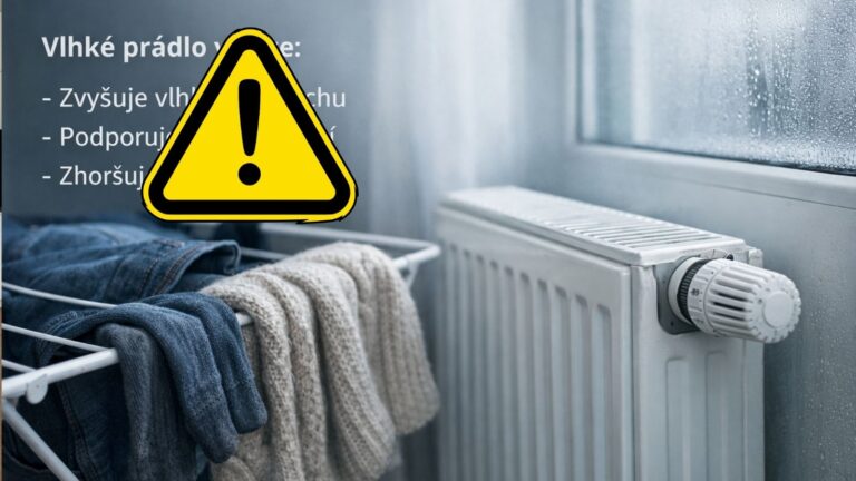 Túto chybu robí v zime takmer každý: Sušenie bielizne na radiátore môže poškodiť vaše zdravie aj domov