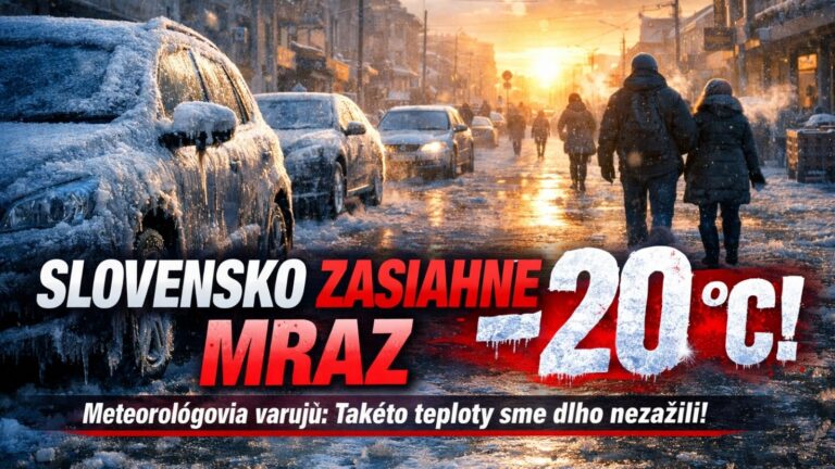 Zima a sneženie „zarežú“ Slovensko. METEOROLÓGOVIA varujú: TAKÉTO teploty sme dlho nezažili!