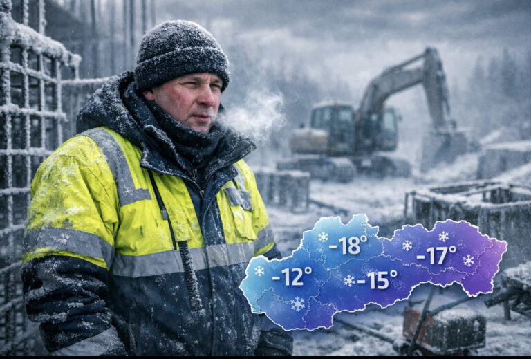 MÍNUS 19°C STUPŇOV?! Arktický útok na Slovensko: Tieto regióny čaká najtvrdší mráz zimy!