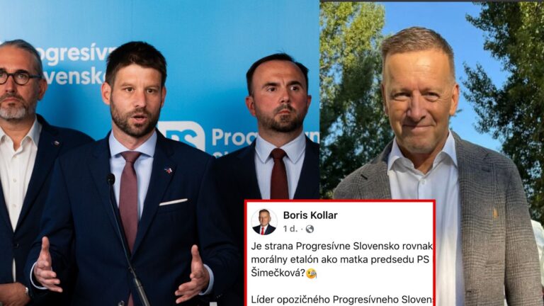 Kollár útočí na morálny kredit PS-ka: Poukazuje na kauzy okolo Marty Šimečkovej