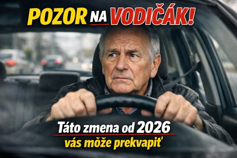 POZOR NA VODIČÁK! Táto zmena od 2026 vás môže nepríjemne prekvapiť!