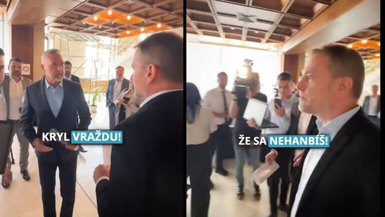 VIDEO: Matovič si počkal Gašpara v parlamente a slovne nanňho zaútočil. „Že sa nehanbíš!“ kričal