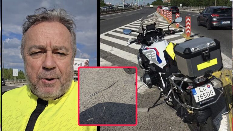 AKTUÁLNE: Jozef Pročko zažil chvíle strachu na D1: „Koleso ju zodvihlo, dostal som defekt“