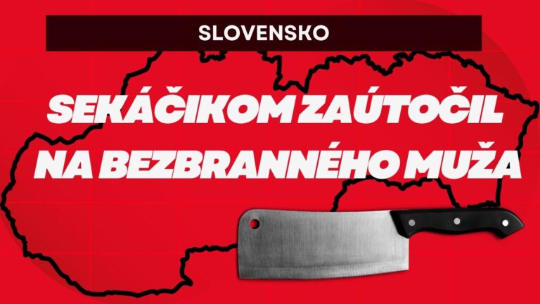 Šialený útok na východe: Muža mal zasiahnuť sekáčikom až 10-krát!