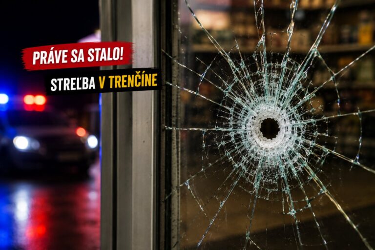 AKTUÁLNE: Streľba na čerpacej stanici v Trenčíne: Policajti pátrajú po mužovi s dlhou zbraňou