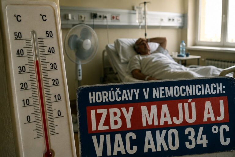 TOTO je realita slovenských nemocníc počas horúčav! Teploty šplhajú nad 34 °C