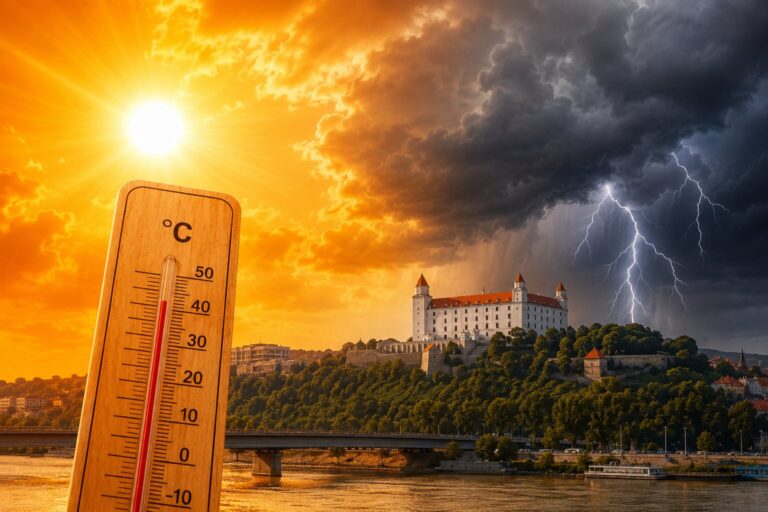 Slovensko čaká niekoľko náročných dní. Horúčavy vyvrcholia a ani búrky nemusia priniesť úľavu