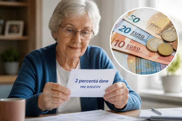 Nová platba pre seniorov štartuje: Od 3 eur až po desiatky, rozhodne daň dieťaťa
